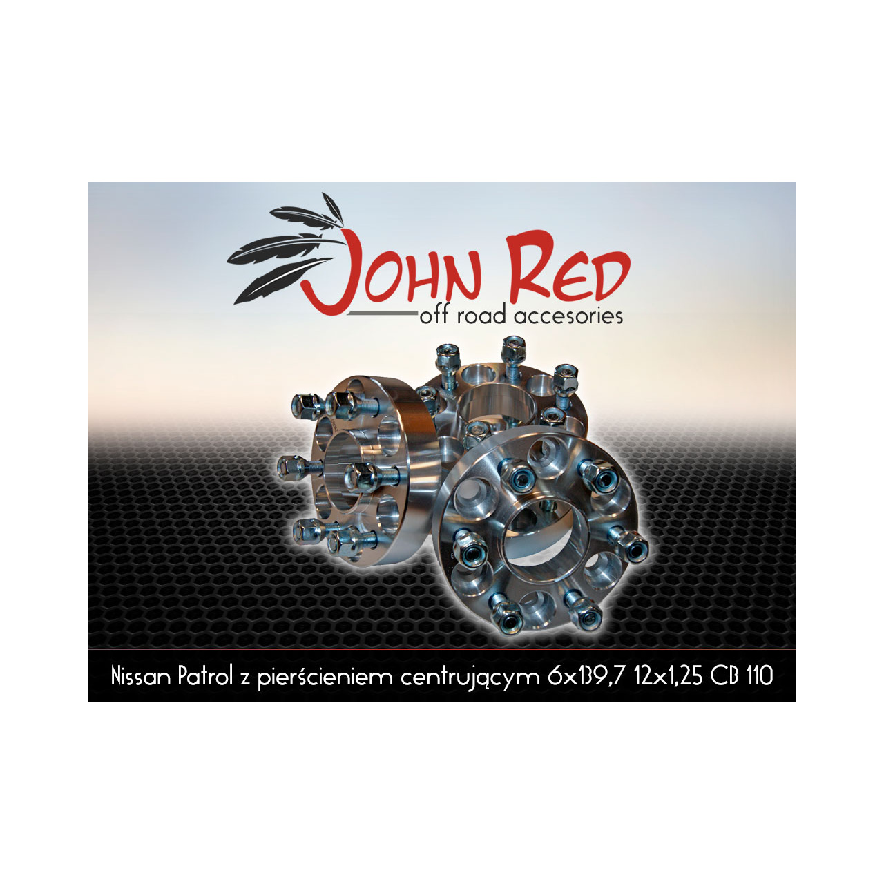 Dystanse aluminiowe 50mm 6x139,7 Ford Ranger